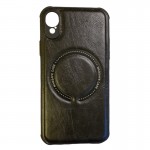 læder cover til iPhone XR Med MagSafe sort